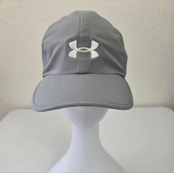 Under Armour Light Gray Cap with White Logo - Picture 1 of 8
